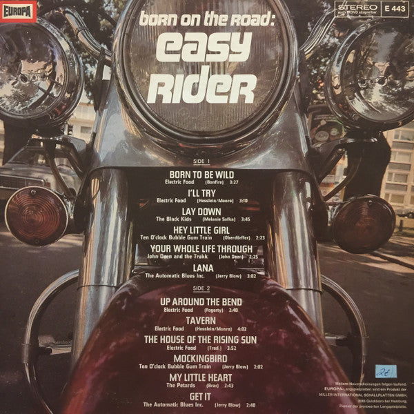 Various : Born On The Road: Easy Rider (LP, Comp)