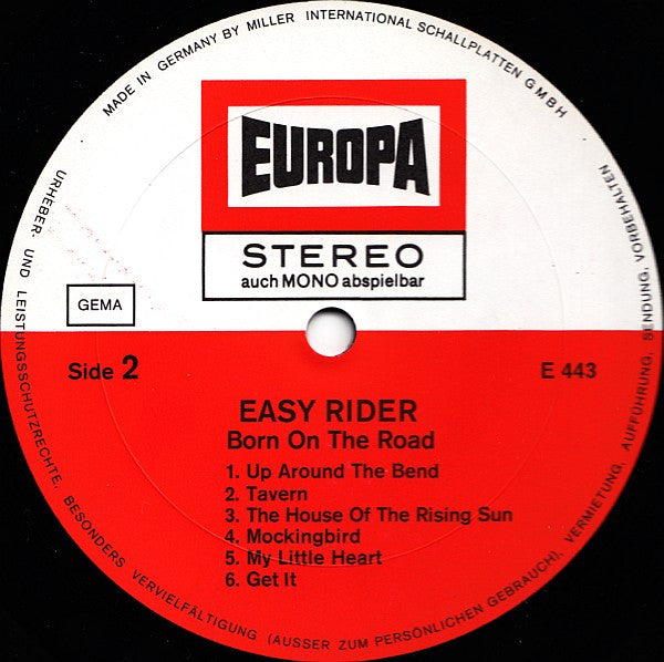 Various : Born On The Road: Easy Rider (LP, Comp)