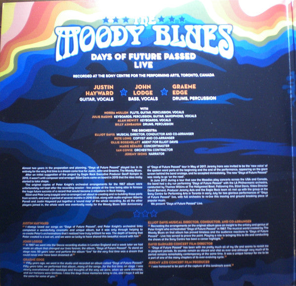 The Moody Blues : Days Of Future Passed Live (2xLP, Album)