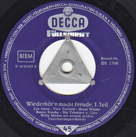 Various : Wiederhör'n Macht Freude (7", EP, Mono, Smplr)
