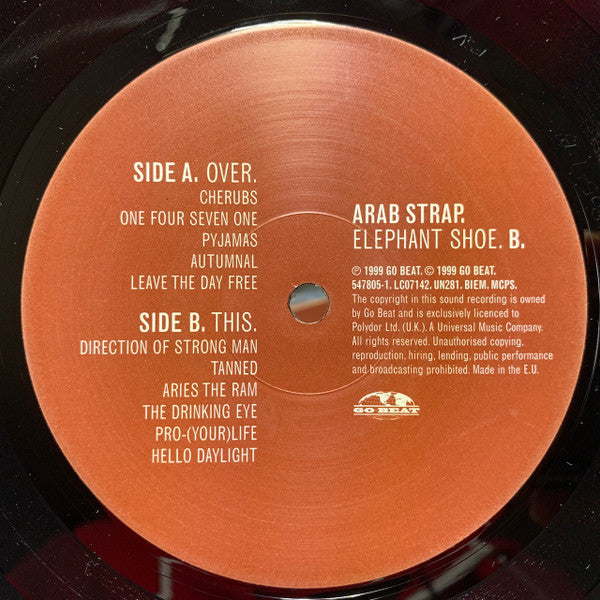Arab Strap : Elephant Shoe (LP, Album)