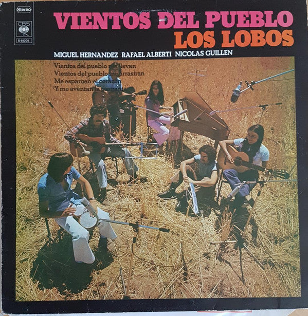 Los Lobos (2) : Vientos Del Pueblo (LP, Album)