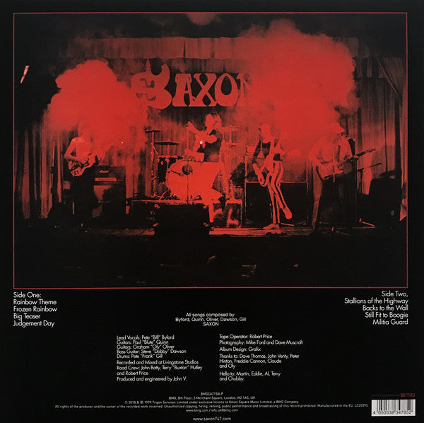 Saxon : Saxon (LP, Album, Ltd, RE, Blu)