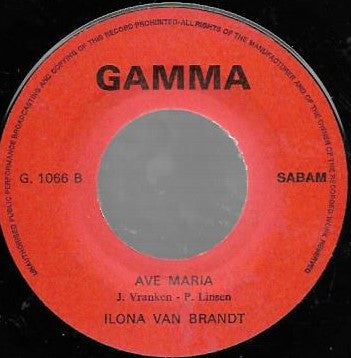 Ilona Van Brandt : Moederken (7")