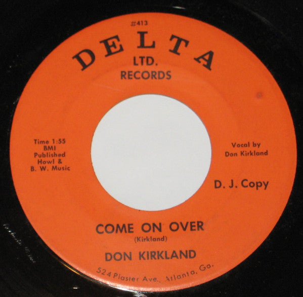 Don Kirkland (2) : Come On Over (7", Promo)