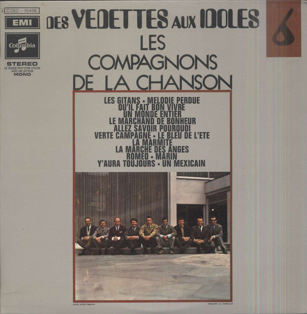 Les Compagnons De La Chanson : Des Vedettes Aux Idoles (LP, Comp, Mono)