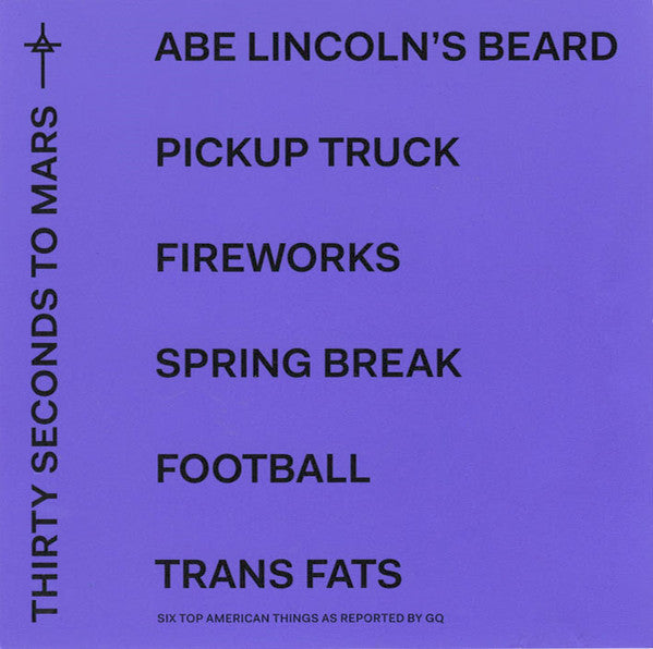 30 Seconds To Mars : America (CD, Album)