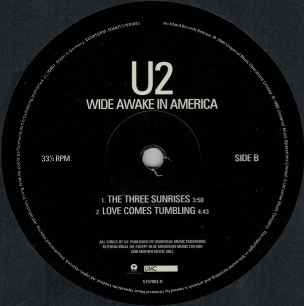 U2 - Wide Awake In America (LP) - Discords.nl