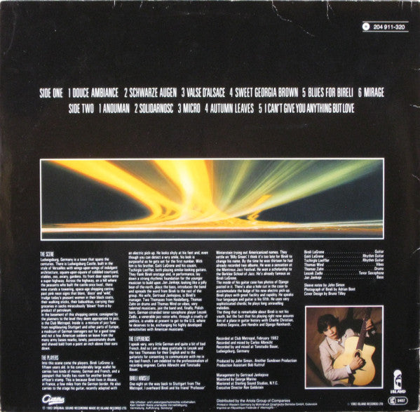 Bireli Lagrene* : 15 (LP, Album)