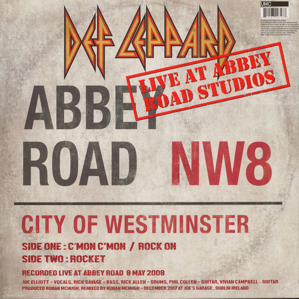 Def Leppard : Live At Abbey Road Studios (12")