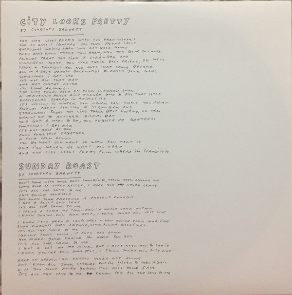 Courtney Barnett : City Looks Pretty (12", Ltd)