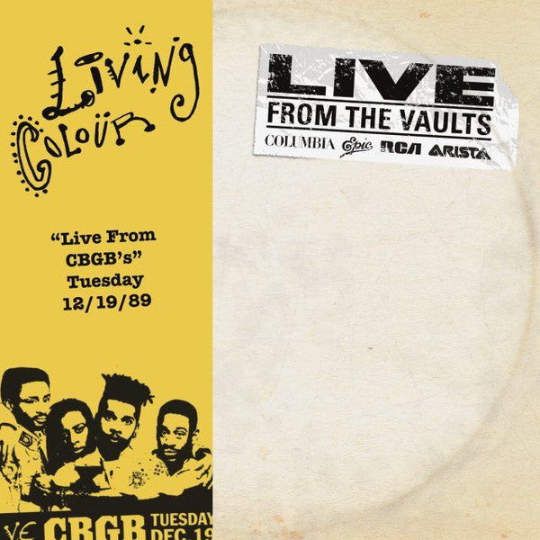 Living Colour : "Live From CBGB's" Tuesday 12/19/89 (2xLP, Album, RE)