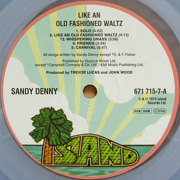 Sandy Denny : Like An Old Fashioned Waltz (LP, Album, RE, Cle)