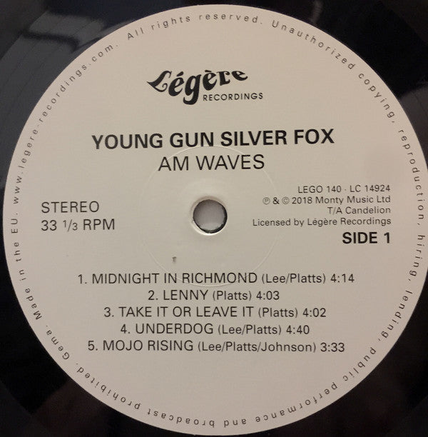 Young Gun Silver Fox : AM Waves (LP, Album)