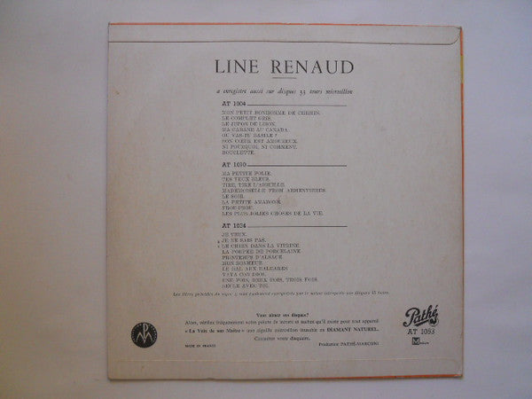 Line Renaud : Les Succès de Line Renaud (10", Album)