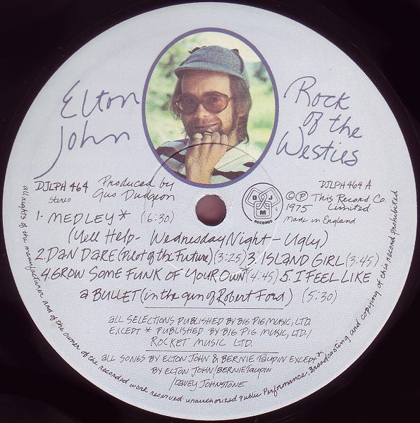 Elton John : Rock Of The Westies (LP, Album)