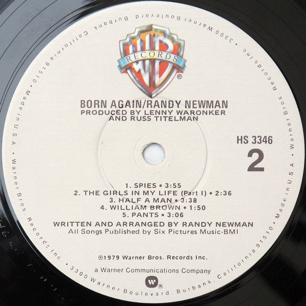 Randy Newman : Born Again (LP, Album, Win)