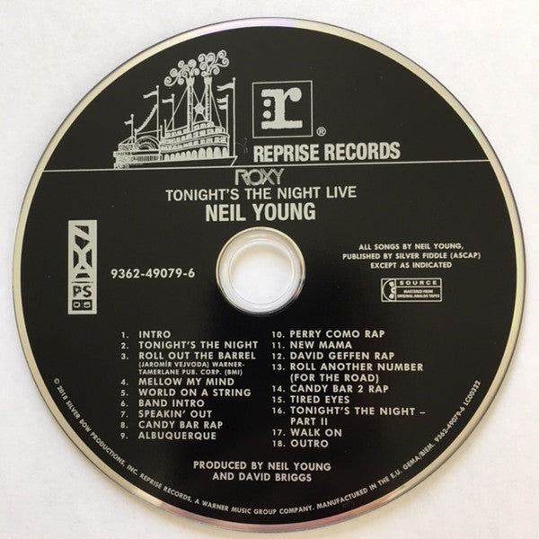 Neil Young : Roxy (Tonight's The Night Live) (CD, Album)