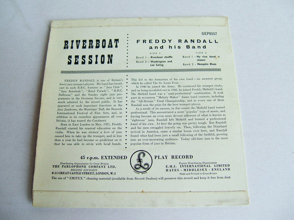 Freddy Randall And His Band : Riverboat Session (7", EP)