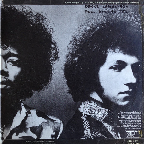 The Jimi Hendrix Experience : Axis: Bold As Love (LP, Album, Gat)