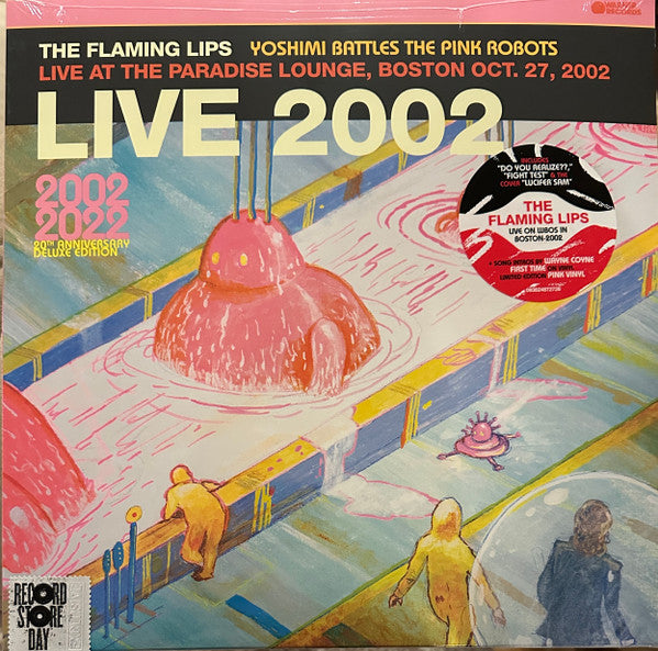 Flaming Lips, The - Yoshimi Battles The Pink Robots Live At The Paradise Lounge, Boston Oct. 27, 2002 (LP) - Discords.nl