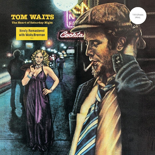 Tom Waits : The Heart Of Saturday Night (LP, Album, RE, RM, 180)