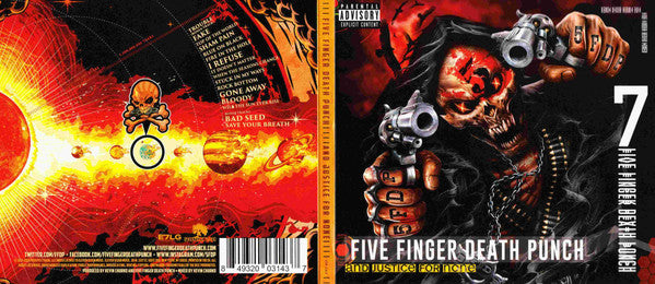 Five Finger Death Punch : And Justice For None (CD, Album, Dlx)