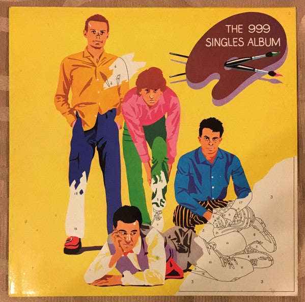 999 : The 999 Singles Album (LP, Comp)