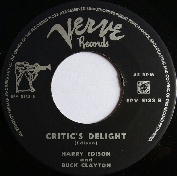 Harry Edison / Buck Clayton : Harry Edison Swings Buck Clayton (And Vice Versa) (7", EP)