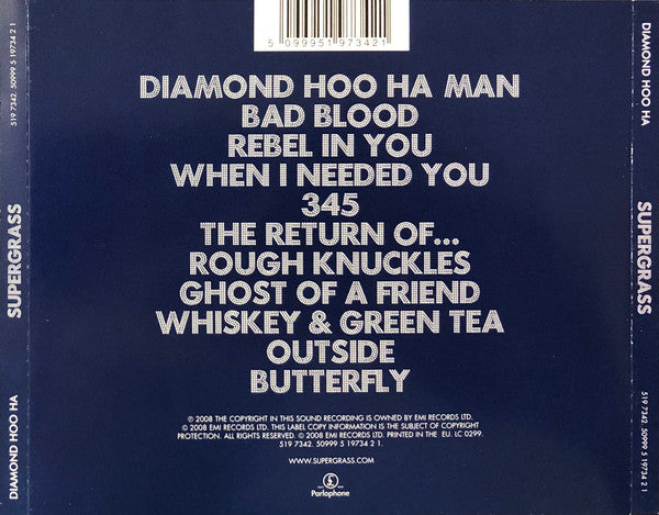 Supergrass : Diamond Hoo Ha (CD, Album)