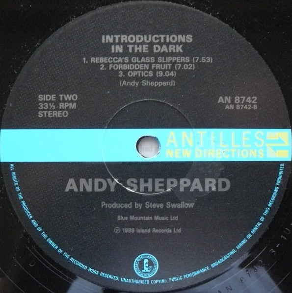 Andy Sheppard : Introductions In The Dark (LP, Album)