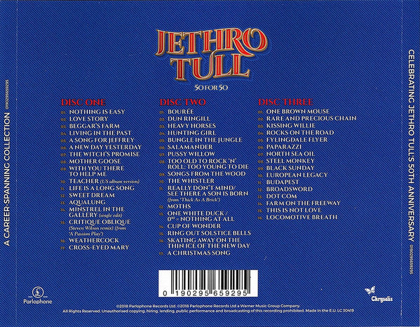 Jethro Tull : 50 For 50 (3xCD, Comp)