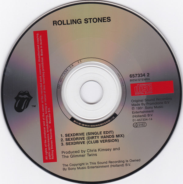 The Rolling Stones : Sexdrive (CD, Maxi)
