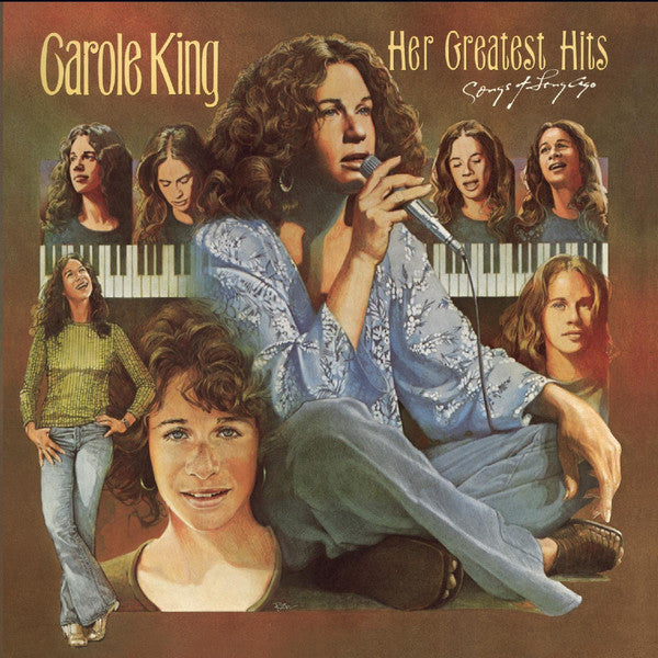 Carole King : Her Greatest Hits (Songs Of Long Ago) (LP, Comp, RE, 180)