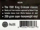 King Crimson : Discipline (LP, Album, RE, RM, 200)