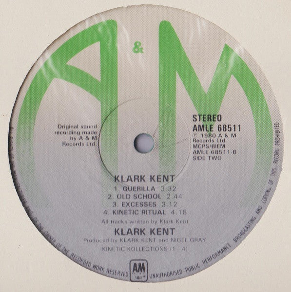Klark Kent (3) : Klark Kent (10", Gre)