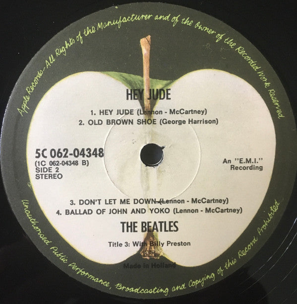 The Beatles : Hey Jude (LP, Comp)