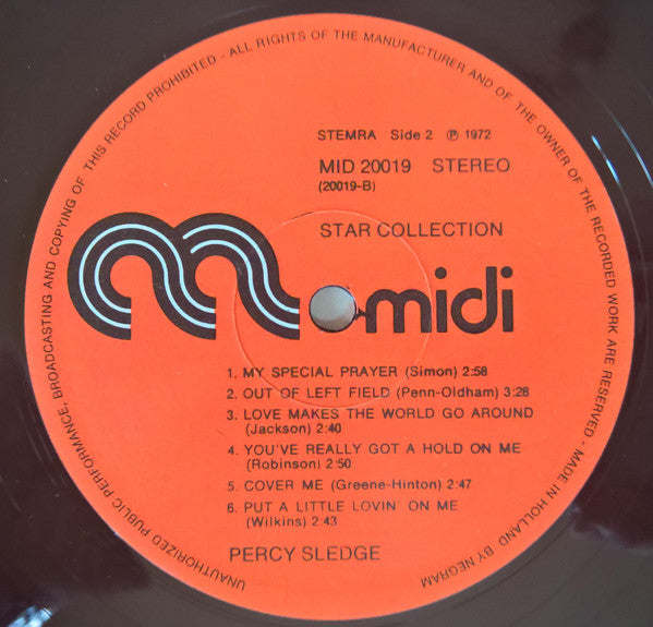 Percy Sledge : Star-Collection (LP, Comp, RE)