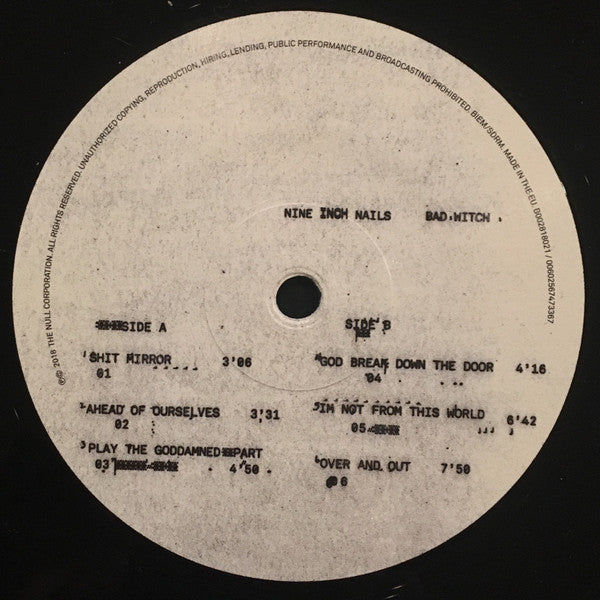 Nine Inch Nails : Bad Witch (LP, Album, 180)