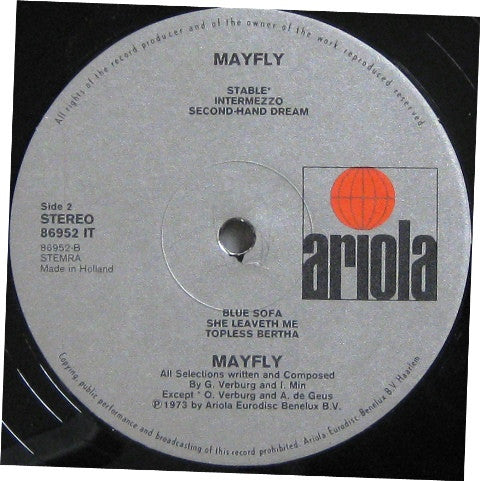 Mayfly (2) : Mayfly (LP, Album)