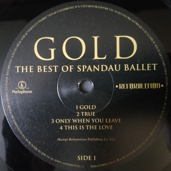 Spandau Ballet : Gold - The Best Of Spandau Ballet (2xLP, Comp)