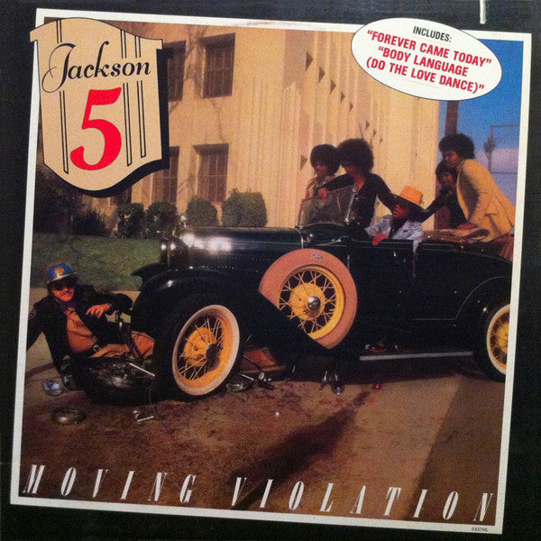 The Jackson 5 : Moving Violation (LP, Album, RE)