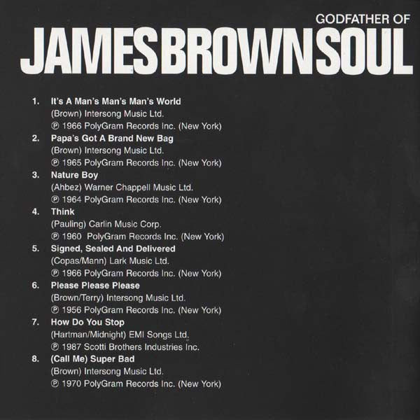 James Brown : Godfather Of Soul (CD, Comp, RE)