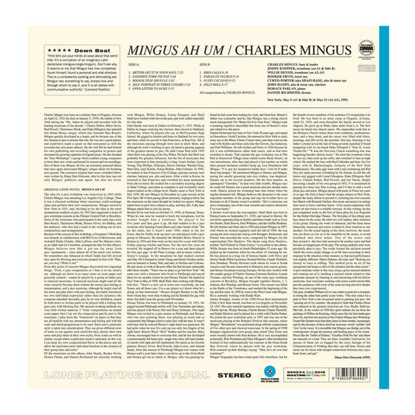 Charles Mingus : Mingus Ah Um (LP, Album, Ltd, RE, Blu)