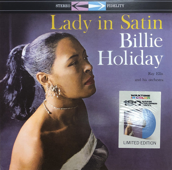 Billie Holiday With Ray Ellis And His Orchestra : Lady In Satin (LP, Album, Ltd, RE, RM, Blu)