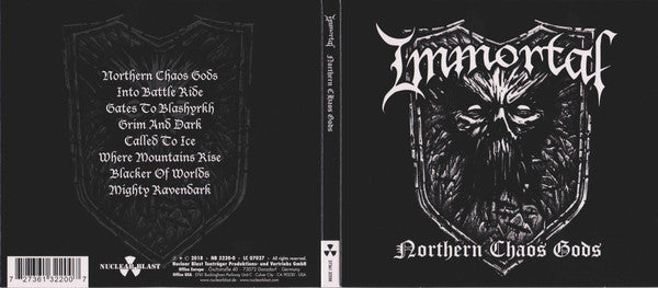 Immortal : Northern Chaos Gods (CD, Album, Ltd, Dig)