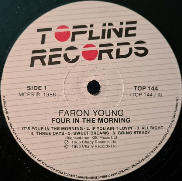 Faron Young : Four In The Morning (LP, Comp)