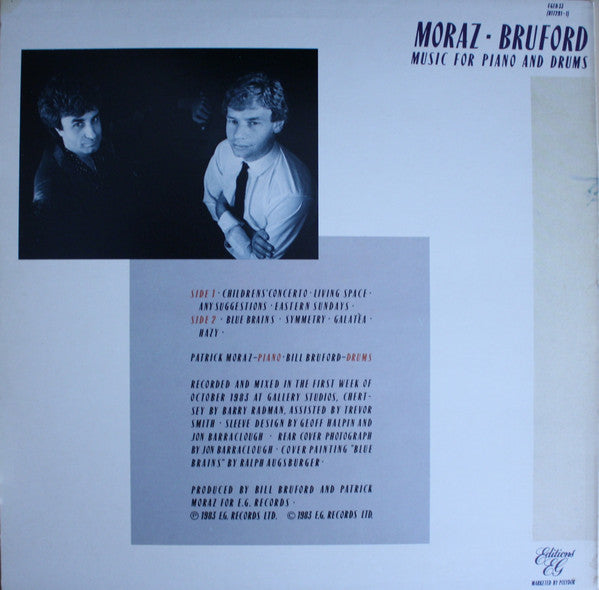 Moraz* - Bruford* : Music For Piano And Drums (LP, Album)