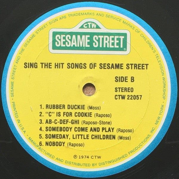 Sesame Street : Sing The Hit Songs Of Sesame Street (LP, Comp, Kee)