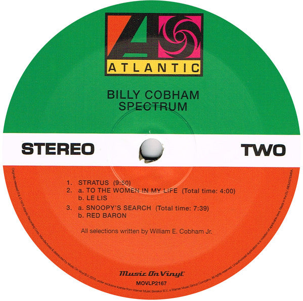 Billy Cobham : Spectrum (LP, Album, RE, 180)
